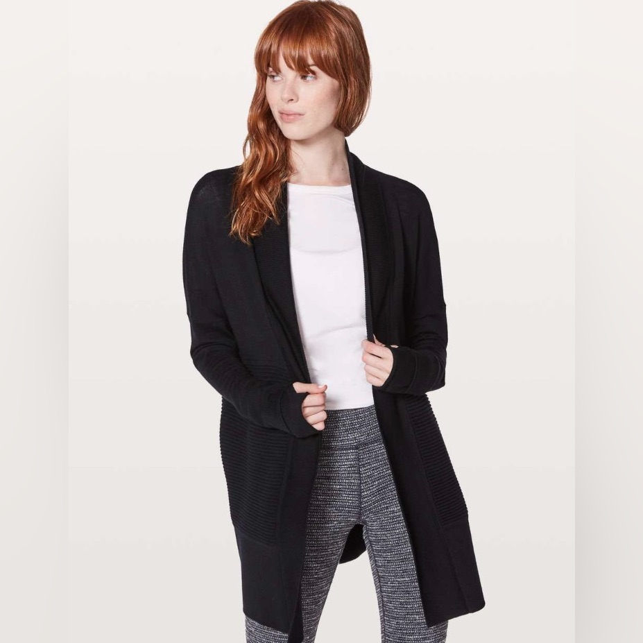 Lululemon Black Sit In Lotus Wrap Ii Size 2